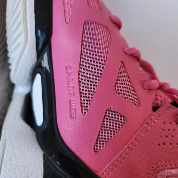 Adidas Adizero Tennis Shoes Mens Size 6 Pink Sprint Web Sneakers - Picture 8 of 11